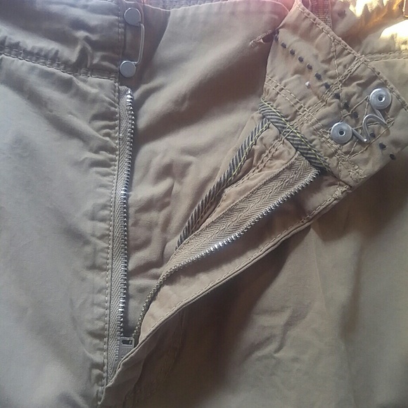 Saltaire Tan Chino Flat Front Cargo Shorts SZ36 - Picture 5 of 8